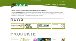 Desktop Screenshot of genetti.it